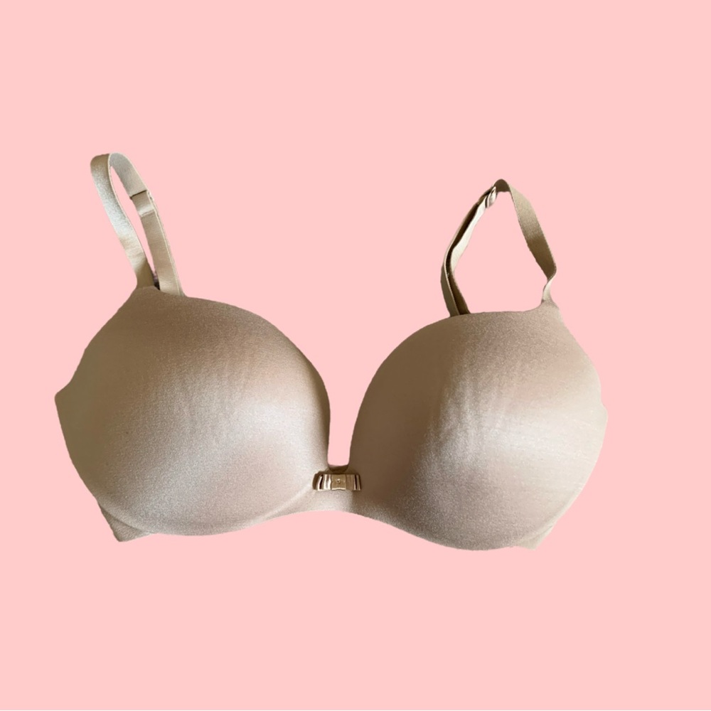 Victoria Secret Lined Demi Bra - tan
